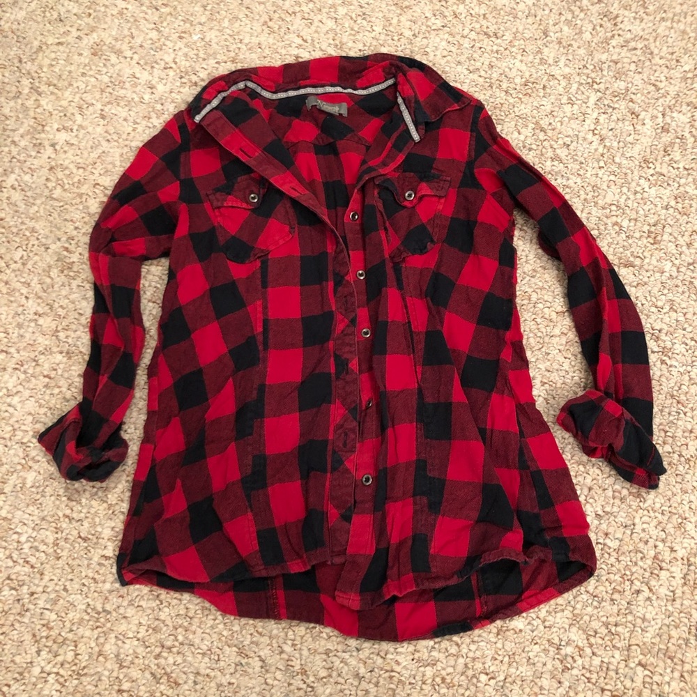 Buffalo Plaid Flannel Shirt